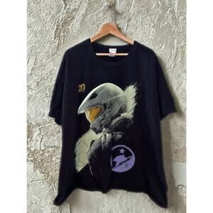 Halo Master Chief 20 Years Anniversary Oversized Graphic Tee Black 4XL
